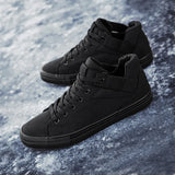 Wexleyjesus Black Sneakers Canvas Height Increasing 3cm Cool Young Male Footwear Breathable Cloth Mens Casual Shoes