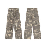 Wexleyjesus Camouflage Cargo Pants Men Oversize Camo Trousers Male Loose Casual Vintage Streetwear Hip Hop Safari Style