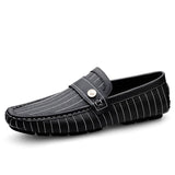 Wexleyjesus Genuine Leather Men Casual Shoes Luxury Brand Man Loafers Personality Moccasins Street Style Slip on Flats Stylish Driving Shoes