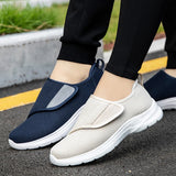 Wexleyjesus Light Casual Walking Shoes, Breathable Non Slip Shoes For Middle-aged And Elderly People, Adjustable Elastic Shoes, Novel Spring