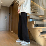 Wexleyjesus  Spring New Sweatpants Men Straight Casual Pants Korean Loose Drawstring Pants Unisex Streetwear Joggers Sports Trousers