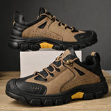 Wexleyjesus Men Fashion Outdoor Walking Casual Shoes Comfortable Genuine Leather Ankle Boots Luxury Men Sneakers New Sport Hiking Shoes