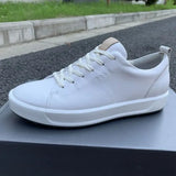 Wexleyjesus Fashion Casual Men Shoes Genuine Leather Skateboarding Shoes Low Top Comfortable Casual Sneakers Urban Leisure Walking Shoes