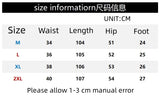 Wexleyjesus Vintage Men's Jeans Spring New Distressed Denim Straight Loose Pants High Street Male Casual Simple Daily Wide Leg Trousers