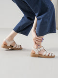 Wexleyjesus Hollow Round-Toe Gladiators Sandals