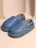 Wexleyjesus Casual Indoor Going Out Non-Slip Keep Warm Waterproof Flat Shoes