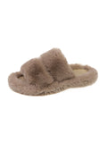 Wexleyjesus Minimalist Velvet Keep Warm Pure Color Slippers