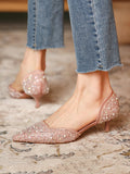 Wexleyjesus Rhinestone Shiny Pumps