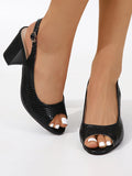 Wexleyjesus Peep Toe Shallow Cut Sandals Sling Shoes