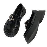 Wexleyjesus Flower Buckle Chunky Platforms