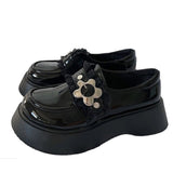 Wexleyjesus Flower Buckle Chunky Platforms