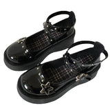 Wexleyjesus Star Girl Buckle Platform Sandals