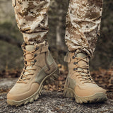 Men's Tactical Military Boots Outdoor Male Hiking Boots Desert Combat Army Boots Ankle Shoes Male Hiking Boots Work Shoes 39-47