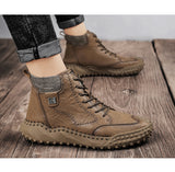 Wexleyjesus  Winter New Outdoor Casual Shoes Men's Plus Cotton Plus Size Fashion In The Help All-match Trend Korean Shoes Loafers Men