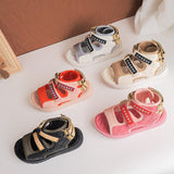 Summer Fashion Children's Sandals Korean High Quality Kids shoes boys and Girls' catwalk Style Soft-sole Sandals SO045