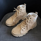 Women Casual Shoes Light Mid-Calf Boots Women High Top Shoes Fashion Short Boots Trend Ankle Boots Popular Flower Basic Boots