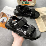 New Men's Breathable Sandals Simple Fashion Beach Shoes Comfortable Non-slip Water Shoes Open Toe Slippers Designer Slides