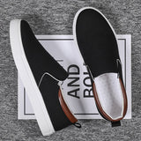 Loafers Men Spring New Casual Canvas Shoes Men Light Slip-on Sneakers Comfortable High-quality Flat Shoes Men Footwear кроссовки