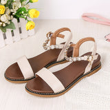 2022 Summer Women Shoes Flat Ladies Summer Shoes Fashion Women Sandals Elegant Ladies Sandals A764