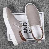 Loafers Men Spring New Casual Canvas Shoes Men Light Slip-on Sneakers Comfortable High-quality Flat Shoes Men Footwear кроссовки