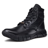 High Quality Mens Soldier Ankle Boot New Fashion Men's Military Boot Comfortable Male Shoes Safety Work Boots Zapatos Masculinos