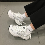 Sneakers Women 2022 Fashion Platform Vulcanized Shoes 42 Autumn Breathable Women's Chunky Sneakers Size 41 Zapatillas Mujer