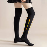 Fashion Cotton Long Stockings Women JK High Knee Socks Girls Black White Compression Socks Femme Warm School Calcetines