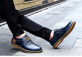 High Quality Black Formal Mens Casual Shoes Classic Oxford Genuine Leather Dress Shoes Men Brand Brogues Mens Moccasins Loafers