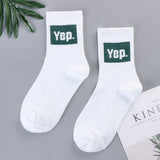 Trends high quality fashion socks Man Women's sports Cotton basketball pattern happy  sales digital Pair socks