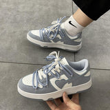 Heart Patchwork Sneakers for Women 2022  Fashion Autumn Individual Zapatillas Mujer Casual Woman Vulcanize Shoes Ladies Footwear