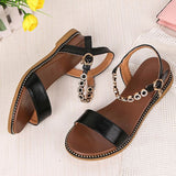 2022 Summer Women Shoes Flat Ladies Summer Shoes Fashion Women Sandals Elegant Ladies Sandals A764