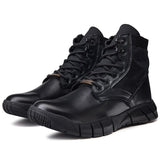 High Quality Mens Soldier Ankle Boot New Fashion Men's Military Boot Comfortable Male Shoes Safety Work Boots Zapatos Masculinos
