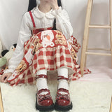 kawaii Lolita shoes Cute star buckle platform shoes Japanese uniform JK shoes sweet low heel Mary Jane shoes college girls shoes