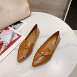 Fashion Flats Office Lady Shoes Elegant Women Flats Pointed toe Casual Woman Footwear A3842