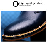 High Quality Black Formal Mens Casual Shoes Classic Oxford Genuine Leather Dress Shoes Men Brand Brogues Mens Moccasins Loafers