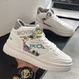 24 Hours Delivery 2022 Winter Non-Slip Wear-Resistant Couple High-Top Platform Fashion Casual White Sneakers