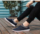 Wexleyjesus New Men Casual Shoes Lace-up Summer Men Canvas Shoes Comfort Lazy Shoes Outdoor Walking Footwear Big Size 39-47 Zapatos Hombre