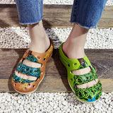 New Fashion Men Slippers Designer Slides Summer Beach Sandals Man Shoes Comfortable House Slippers Trend Wild Outdoor Slipper