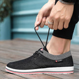 Wexleyjesus New Men Casual Shoes Lace-up Summer Men Canvas Shoes Comfort Lazy Shoes Outdoor Walking Footwear Big Size 39-47 Zapatos Hombre