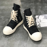 Wexleyjesus  Increased  High-top Canvas Sneakers  Shoes Female Men's Thick-soled Sports Hip-hop Gaobang Torre  Tide Shoes