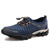 New outdoor sports men's shoes mesh air-conditioned shoes breathable deodorant running men's sports casual shoes in summer