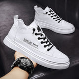 High Quality New Spring 2021 Mens Casual Shoes Comfortable Flat Male Sneakers Fashion Outdoor White Breathable Non Leather Shoes