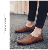Brand New Fashion Men Loafers Men Leather Casual Shoes High Quality Adult Moccasins Men Driving Shoes Male Footwear