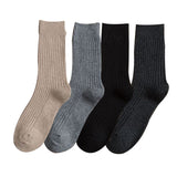 Wool Socks Women Winter Warm 7 Pairs Pack 2022 New High Quality Harajuku Solid  Gifts Socks Stripe Casual Calcetines korea Sox H