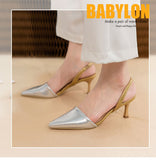 Brand Designer Spring Summer Fashion Women's Shoes High Heels Women Sandals Pointed Toe Ladies Pumps Sexy Stiletto Party Shoes