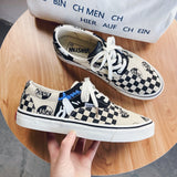 Colorful Print Canvas Shoes Men Espadrilles Rainbow Graffiti Men Vulcanized Shoes Casual Canvas Skateboard Shoes zapatos de lona