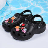 Summer Women Slippers Clogs Beach Sandals Girls Mules Wedge Casual Garden Shoes Antiskid Home Platform Flip Flops For Women