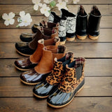 Womens Shoes woman Rainboots Leopard Rain Boot Color Ladies Flat Heel Round Head Short Boots Waterproof Ankle Boots 35-43