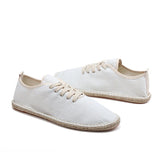 New National Wind Mens Shoes Handmade Linen Shoes Wild Casual Shoes Summer Breathable Fisherman Hemp Men's Flats uik90