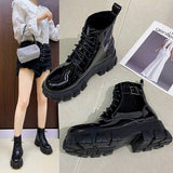 Women Height Increasing Punk Boots Designer Shoes Female 2022 Platform Boots Female Women Shoes Sapatos Femininos Zapatos Planos